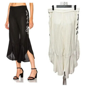 JONATHAN SIMKHAI Ruffle Jersey Pant NWT Size Large